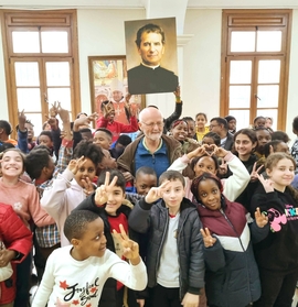 Br. Christof Baum beim Bildungstag bei Don Bosco Istanbul