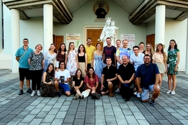 23 Teilnehmende aus Wien, Tirol und Stuttgart besuchten die Jugendexerzitien in Italien. 