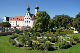 Meditationsgarten am Kloster Benediktbeuern