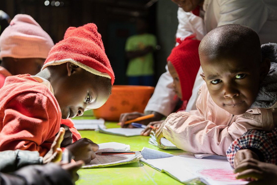 Kinder des "Don Bosco Boys Town", Kenia.
