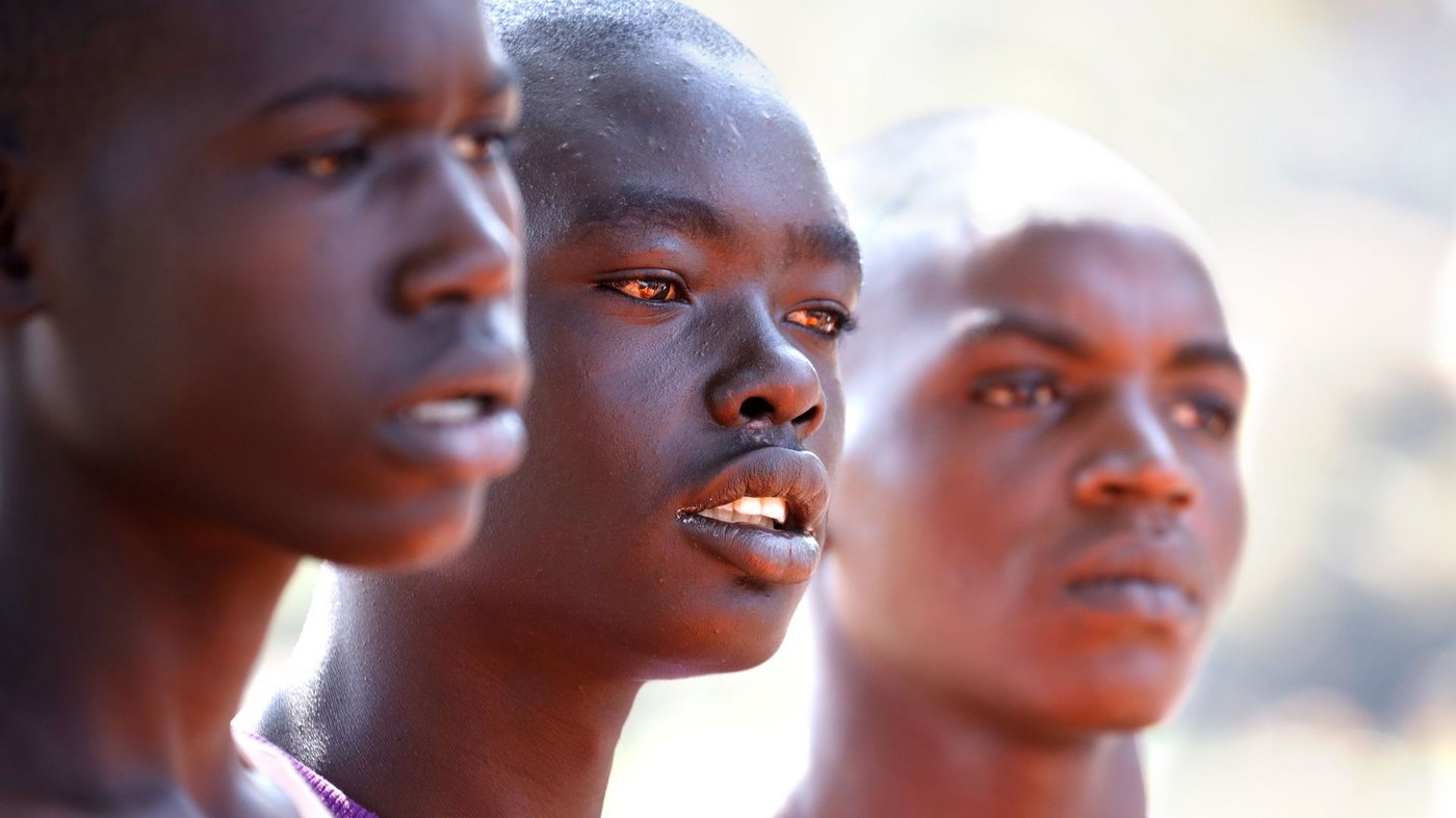 Straßenkinder in Kenia.