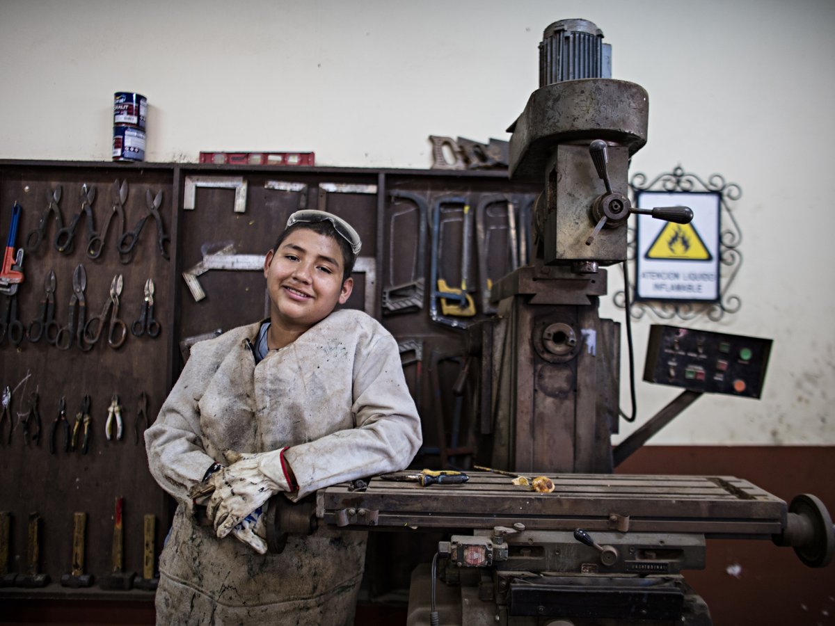 Kinder einer Don Bosco Einrichtung in Santa Cruz, Bolivien.