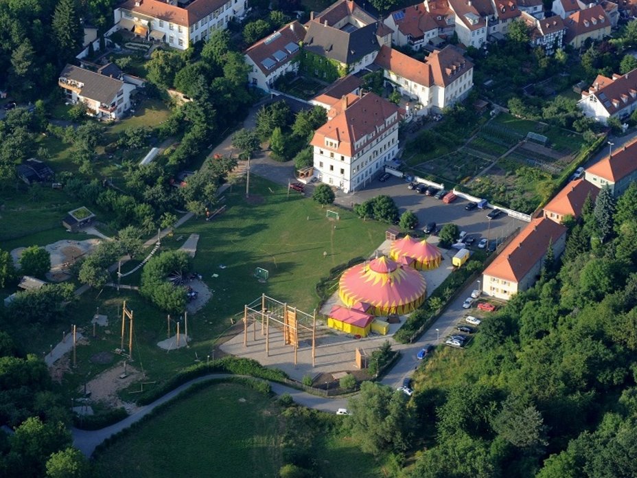 Vogelperspektive Haus Don Bosco in Bamberg
