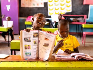 Kinder des "Don Bosco Boys Town", Kenia.