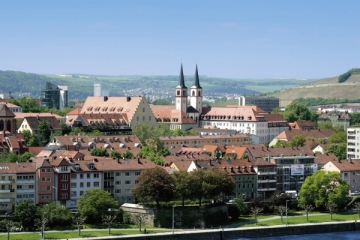 Panoramablick über Würzburg