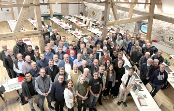 Die Teilnehmenden des Provinzkapitels 2024 im Kloster Benediktbeuern