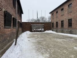 KZ-Gedenkst&auml;tte Auschwitz im Februar 2026