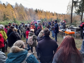 Mitarbeiter von Don Bosco Einrichtungen zur Weihnachtsfeier