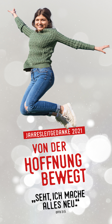 Motiv des Jahresleitgedankens 2021 im Hochformat