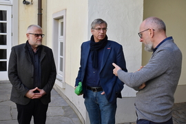 Handwerkskammer-Präsident Michael Bissert besucht Caritas-Don Bosco Bildungszentrum