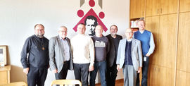 Eine Delegation aus der Ukraine informierte sich im Caritas-Don Bosco Bildungszentrum in Würzburg über die duale Ausbildung  