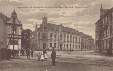 historische Ansicht des Jugendheims in Essen