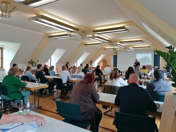 40 Personen nahmen am Fachtag der Caritas-Don Bosco gGmbH Würzburg für Reha-Fachkräfte teil. 
