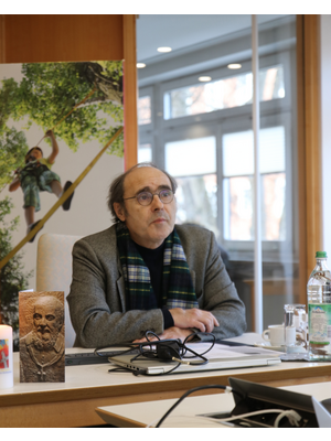 Pater Herbert Winklehner OSDF referiert im Provinzialat beim Provinzstudientag.