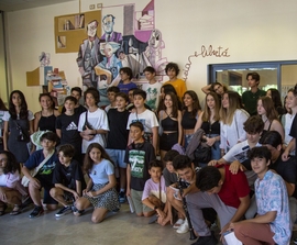 Schüler der Evrim-Schule Istanbul auf Studienfahrt in Siena
